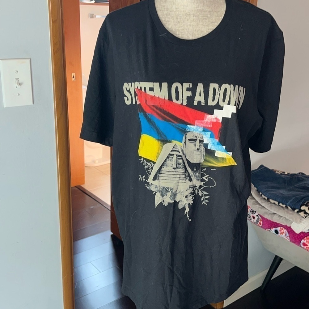 System of a Down Republic of Artsakh Protect the Land Tee size XL.  Like new.